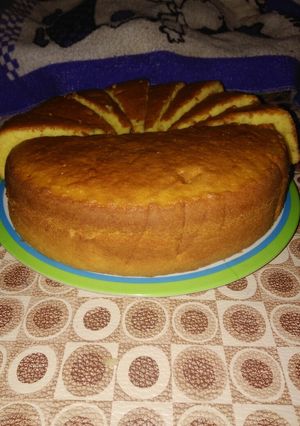 Una foto de Bizcochuelo de mandarina fácil