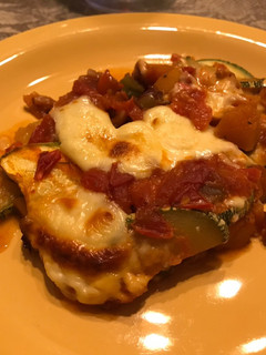 Una foto de Lasagna vegetariana sin TACC
