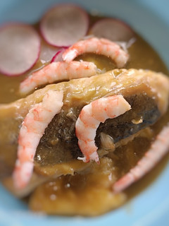 Una foto de Lomo de merluza en salsa verde