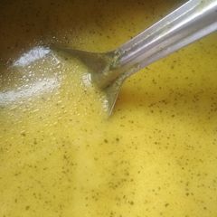 A picture of Dhokla curry.