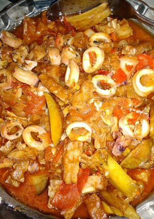 Foto resep Balado asin cumi dan jengkol