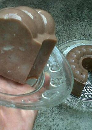 Foto resep Puding roti tawar coklat