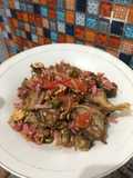 Ikan asin perak sambal kincung