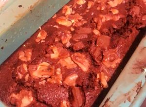 Una foto de Brownie choco plátano