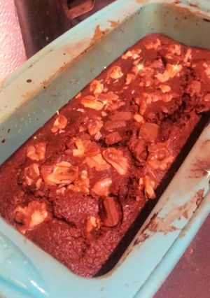 Una foto de Brownie choco plátano