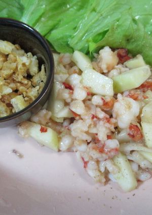 蘋果蝦鬆 的食譜成品照片