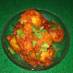 Chilli garlic potato A picture of Chilli garlic potato.
