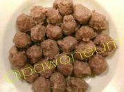 Gambar pentol daging sapi blender