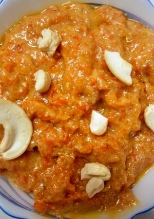 A picture of Milk Made Carrot Halwa.
