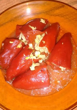 Una foto de Piquillos rellenos
