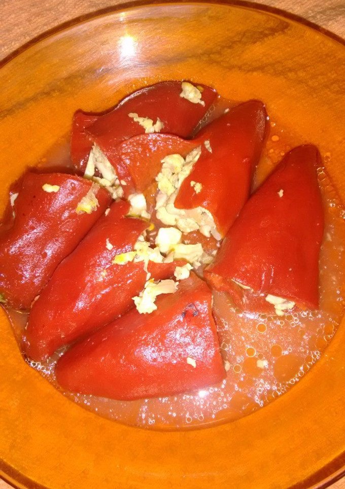 Una foto de Piquillos rellenos
