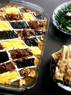 عکسی از دستور حلیم بادمجون