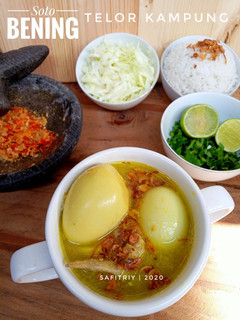Foto resep Soto Bening Telor Kampung