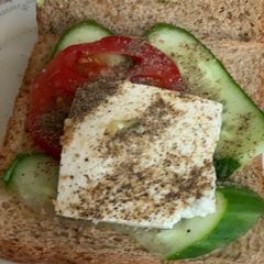 A picture of Paneer & Vegetable sandwich.