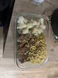 Côtelettes d'Agneau avec Chou-Fleur et Blé