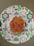 Pasta ai calamari (fideos con calamares)