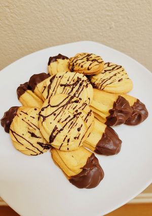 Una foto de Galletas mangueadas / rizadas