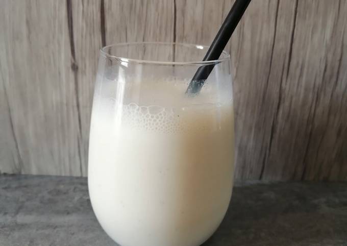 Milkshake banane à la glace vanille