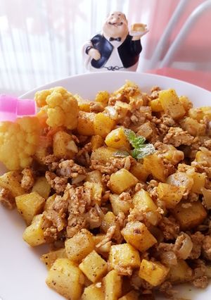 صورة لوصفة مفركة بطاطا 🥔