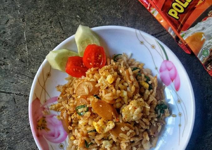 Recipe: Yummy Nasi Goreng Sosis
