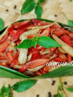 Foto resep Tumis Kulit Melinjo dengan Teri