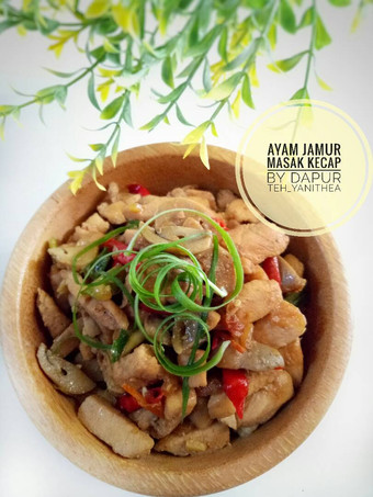 Resep Ayam Jamur Masak Kecap (#pr_adakecapmanisnya) Bunda Pasti Bisa