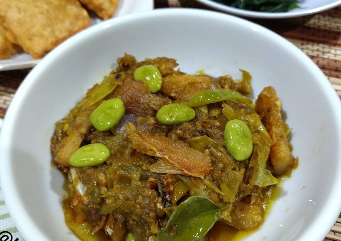 Balado Ikan Asin Cabe Ijo