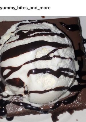 A picture of Chocolate brownies#1post1hope.