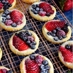 Summer Mousse Tarts A picture of Summer Mousse Tarts.