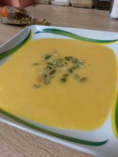 Sütőtök krémleves recept fotója