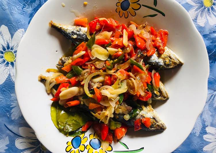 Resep Ikan gembung rebus tumis pedas, Menggugah Selera