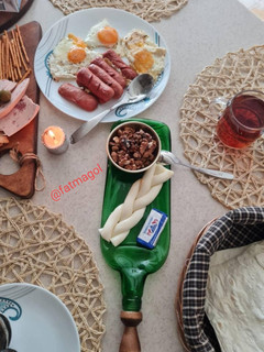 عکسی از دستور ایده میز صبحانه 😊