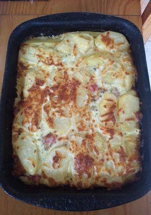 Una foto de Lasagna de papa