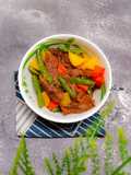 Nikujaga Halal (Japanese Meat and Potato Stew)