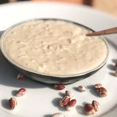 A picture of Kunun gyada with corn 🌽 pap.