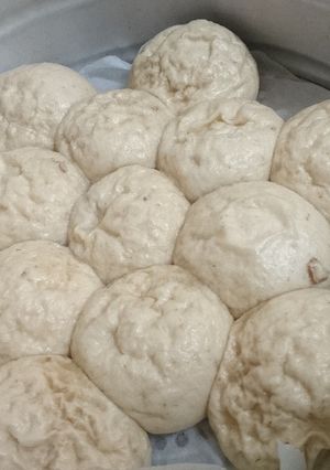 芋頭饅頭（老麵失敗-蒸過頭版） 的食譜成品照片
