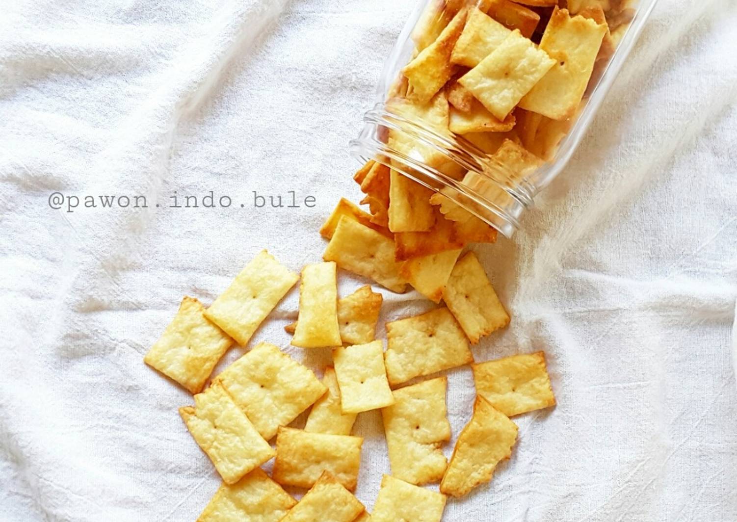Cheese Crackers Recipe by Pawon Indo Bule Cookpad