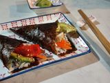 Temaki sushi de festejo