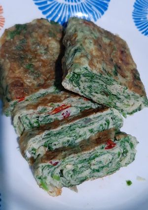 Foto resep Telur Dadar Gulung Bayam