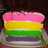 Rainbow Cake (Kukus) Mudah Takaran Sendok