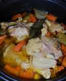 Тушёная курица в мультиварке