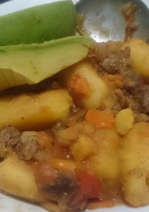 A picture of Beef matoke. # author marathon contest #.