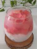 Es Merah Putih tanpa gula, tanpa sirup