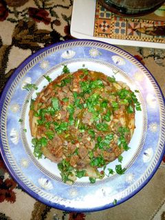 صورة لوصفة طاجن مكرونه بالكبده