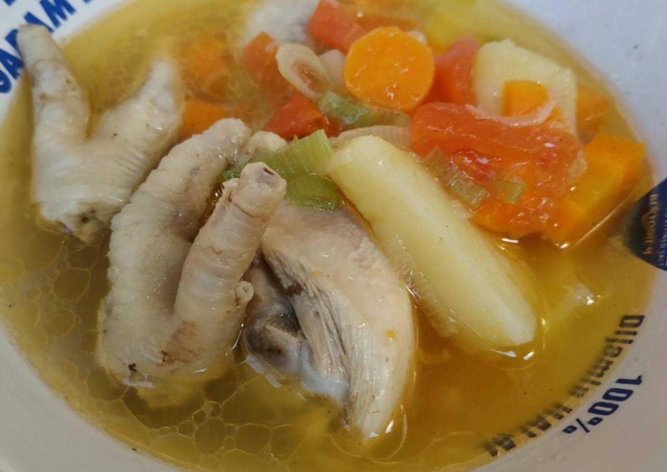 10. Sop ayam ceker