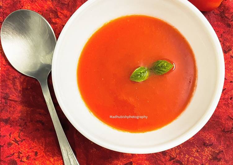 Easiest Way to Make Super Quick Homemade Tomato Chilli Soup