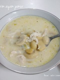 Foto resep Sup Krim Ayam Jamur