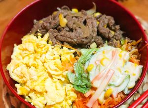 Foto resep 213. Rice Bowl With Bulgogi Kikkoman (Halal)
