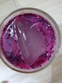Foto resep Es Buah naga menggoda