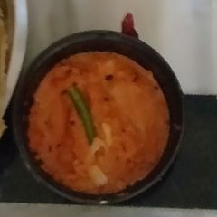 A picture of Red coconut chutney kerala special.